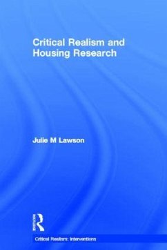 Critical Realism and Housing Research - Lawson, Julie