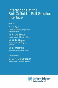 Interactions at the Soil Colloid - Bolt, G.H. / de Boodt, M.F. / Hayes, Michael H.B. / McBride, M.B. / de Strooper, E.B.A. (Hgg.)