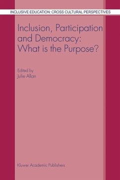 Inclusion, Participation and Democracy: What Is the Purpose? - Allan, J. (ed.)