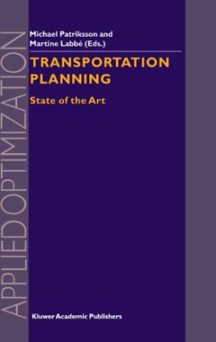 Transportation Planning - Patriksson, Michael / Labb‚, Martine (Hgg.)