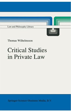 Critical Studies in Private Law - Wilhelmsson, Thomas