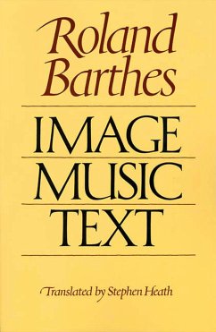 Image-Music-Text - Barthes, Roland