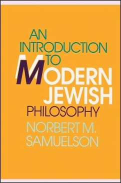 An Introduction to Modern Jewish Philosophy - Samuelson, Norbert M