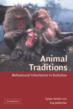 Animal Traditions - Avital, Eytan; Eytan, Avital; Jablonka, Eva