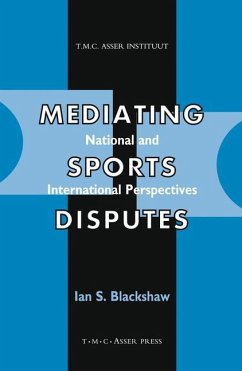 Mediating Sports Disputes:National and International Perspectives - Blackshaw, Ian