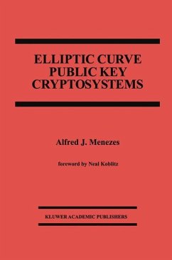 Elliptic Curve Public Key Cryptosystems - Menezes, Alfred J.
