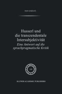 Husserl und Die Transzendentale Intersubjektivität - Zahavi, D.