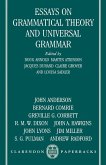 Essays on Grammatical Theory and Universal Grammar