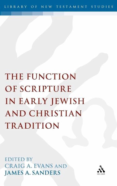 Function of Scripture in Early Jewish and Christian Tradition
