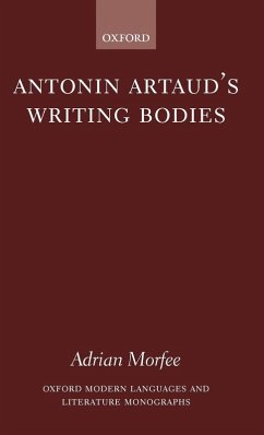 Cover Antonin Artaud's Writing Bodies