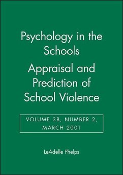 Psychology in the Schools, Appraisal and Prediction of School Violence