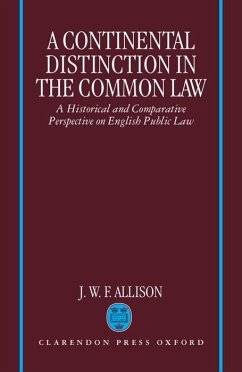 A Continental Distinction in the Common Law - Allison, J W F