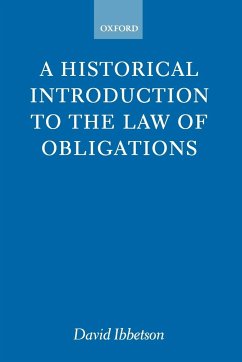 A Historical Introduction to the Law of Obligations - Ibbetson, David (, Lecturer in Law at Oxford University)