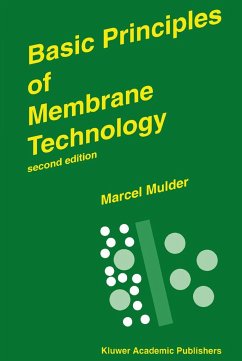 Basic Principles of Membrane Technology - Mulder, Marcel