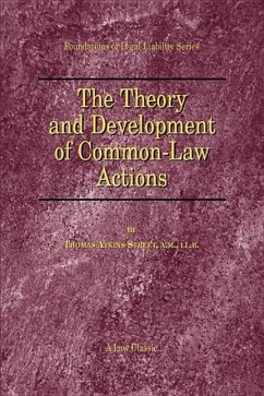 The Theory and Development of Common-Law Actions - Street, Thomas A.