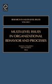 Multi-level Issues in Organizational Behavior and Processes