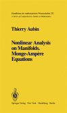 Nonlinear Analysis on Manifolds. Monge-Ampère Equations