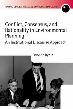 Conflict, Consensus, and Rationality in Environmental Planning - Rydin, Yvonne