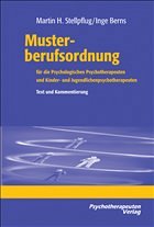 Musterberufsordnung für die Psychologischen Psychotherapeuten und Kinder- und Jugendlichenpsychotherapeuten