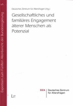 Cover Gesellschaftliches und familiäres Engagement älterer Menschen als Potenzial