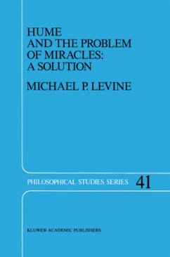 Hume and the Problem of Miracles: A Solution - Levine, M.P.