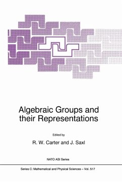 Algebraic Groups and Their Representations - Carter, R. W.;Saxl, J.