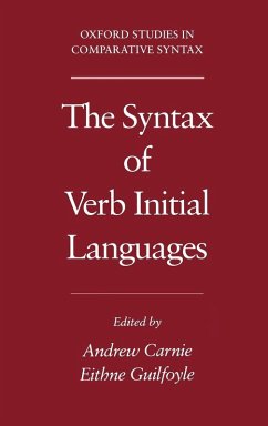 Cover The Syntax of Verb Initial Languages