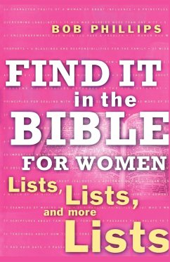 Find It in the Bible for Women - Phillips, Bob