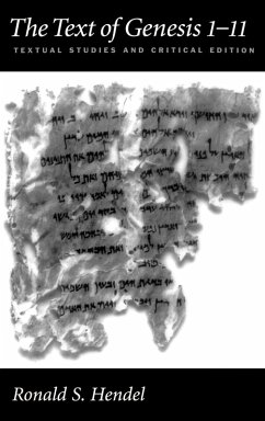 The Text of Genesis 1-11 - Hendel, Ronald S.; Ronald S Hendel The Text of Genesis 1-11 - Hendel, Ronald S.; Ronald S Hendel
