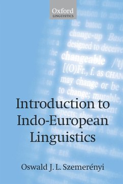 Introduction to Indo-European Linguistics - Szemerenyi, Oswald J. L.