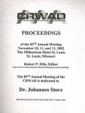 Conference of Research Workers in Animal Diseases: Proceedings of the 83rd Annual Meeting November 10, 11, and 12, 2002 the Millennium Hotel St. Louis