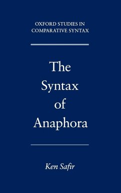 Cover The Syntax of Anaphora