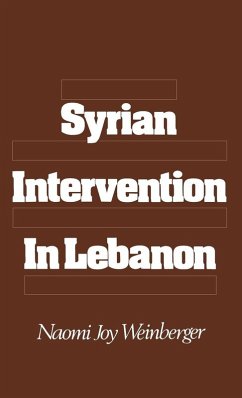 Syrian Intervention in Lebanon - Weinberger, Naomi