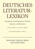 Deutsches Literatur-Lexikon / Eichenhorst - Filchner / Deutsches Literatur-Lexikon Band 4