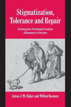 Stigmatization, Tolerance and Repair - Dijker, Anton J. M.; Koomen, Willem