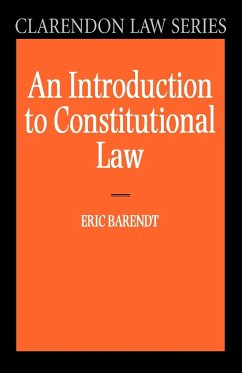 An Introduction to Constitutional Law - Barendt, E. M.; Barendt, Eric