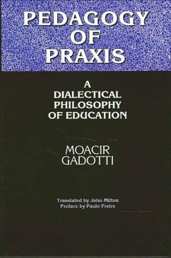 Pedagogy of Praxis - Gadotti, Moacir