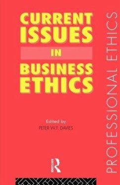Current Issues in Business Ethics - Davies, Peter W. F. (ed.)