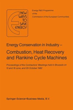Cover Energy Conserve in Industry - Combustion, Heat Recovery and Rankine Cycle Machines