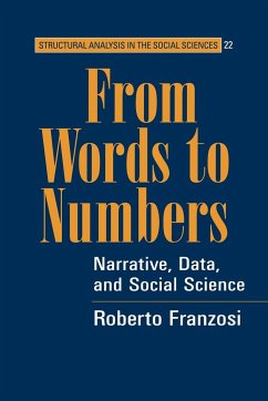 From Words to Numbers - Franzosi, Roberto; Roberto, Franzosi