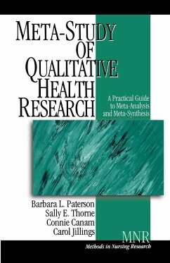 Meta-Study of Qualitative Health Research - Paterson, Barbara L.; Canam, Connie; Jillings, Carol