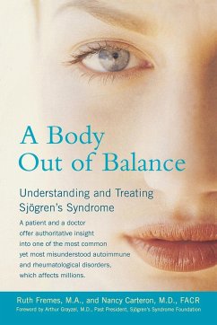 A Body Out of Balance - Fremes, Ruth; Carterton, Nancy