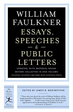 Essays, Speeches & Public Letters - Faulkner, William