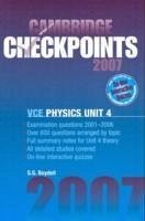 Cambridge Checkpoints VCE Physics Unit 4 - Boydell, S G