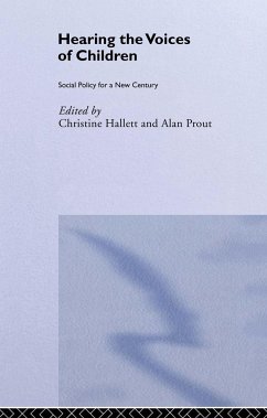 Hearing the Voices of Children - Hallett, Christine / Prout, Alan (eds.)