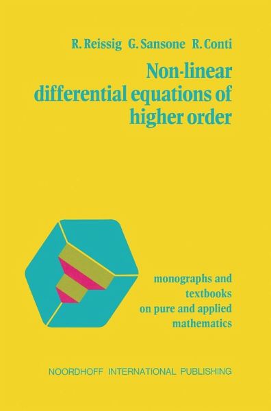 Non-Linear Differential Equations of Higher Order Non-Linear Differential Equations of Higher Order