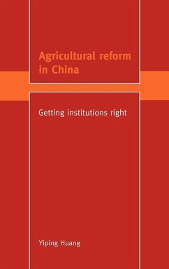 Agricultural Reform in China - Huang, Yiping