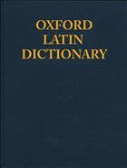 Cover Oxford Latin Dictionary