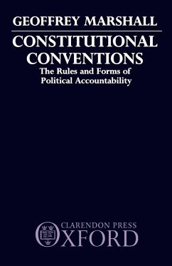 Constitutional Conventions - Marshall, Geoffrey