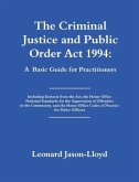 The Criminal Justice and Public Order ACT 1994